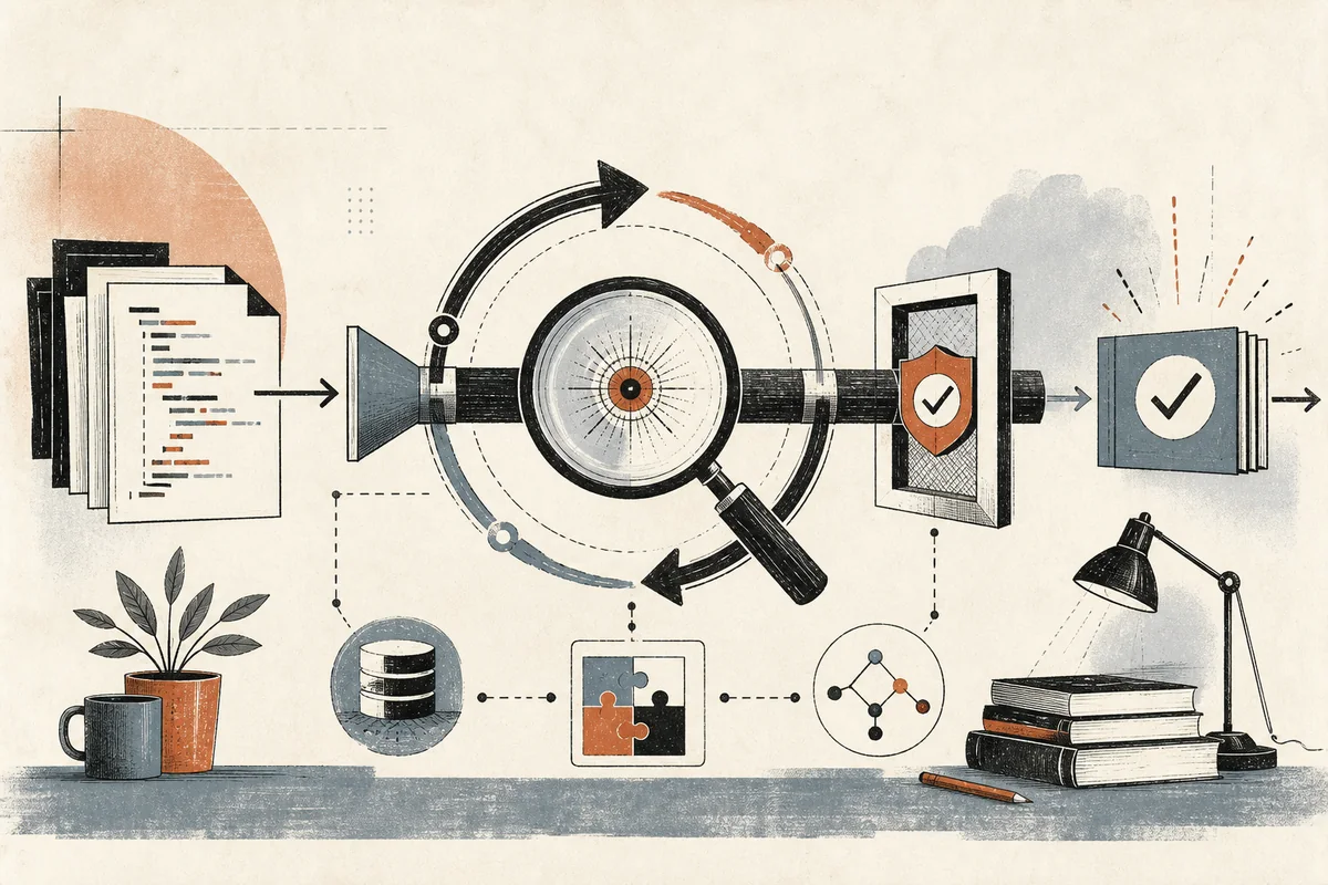 AI-generated editorial illustration for “Agentic coding best practices: what works in 2026”